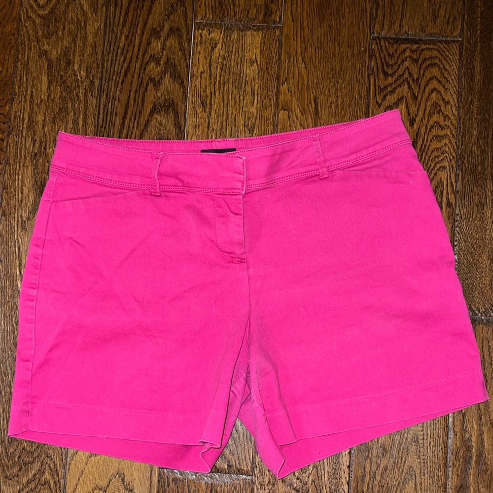 The limited hot pink, mid thigh, cargo shorts